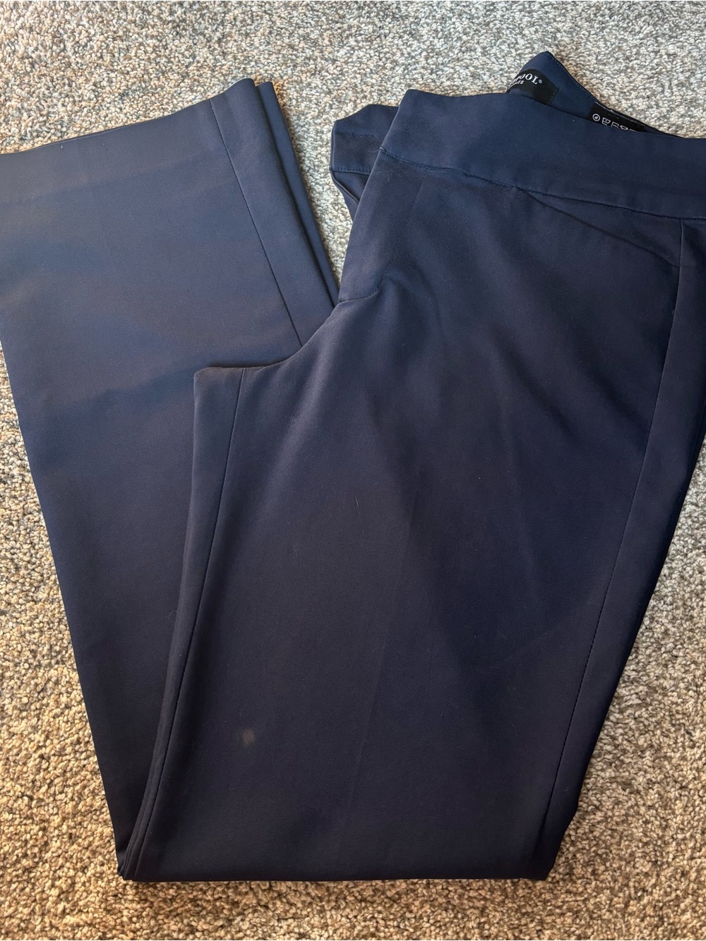 Liverpool Navy Straight-Leg Women’s Pants